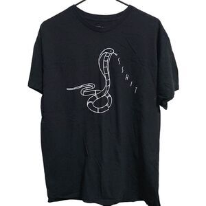 Mens Graphic Snake "shhh" tee shirt